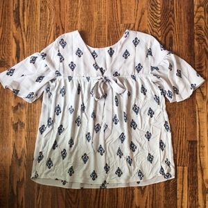 Loft Flutter Blouse, flowey chiffon, PXS